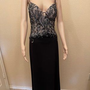 Beautiful Beaded Evening Gown